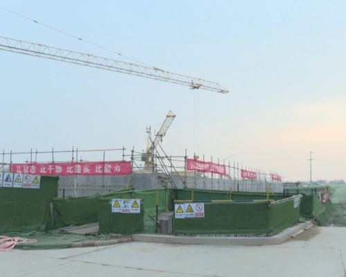 县污水处理厂提标扩容及中水回用主体工程即将完工